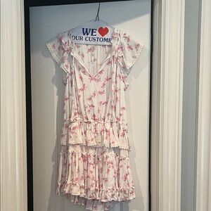 Floral Pink Kids Dress